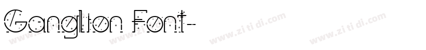 Ganglion Font字体转换